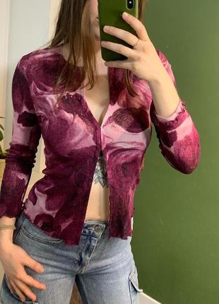 Light top with floral print