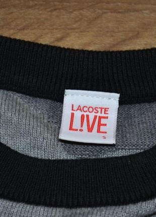 Lacoste s женская кофта свитер оригинал5 фото