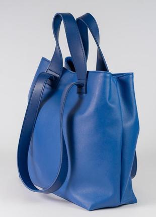 Женская сумка синяя сумка тоут синий шоппер сумка синий элэтрик3 фото