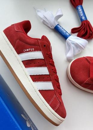 Adidas campus 00s red ho3474 / адідас кампус червоні4 фото