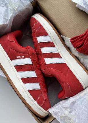 Adidas campus 00s red ho3474 / адідас кампус червоні2 фото