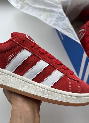 Adidas campus 00s red ho3474 / адідас кампус червоні3 фото