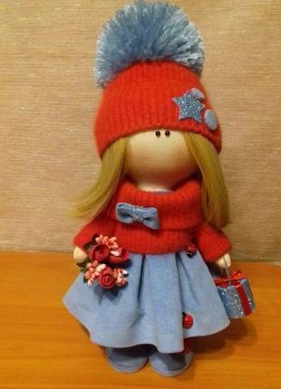 Интерьерная кукла текстильная кукла тильда кукла4 фото