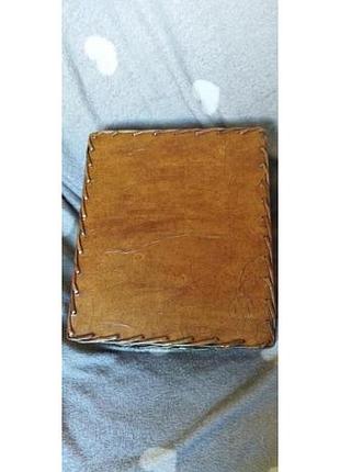 Корзинка из газетных трубочек