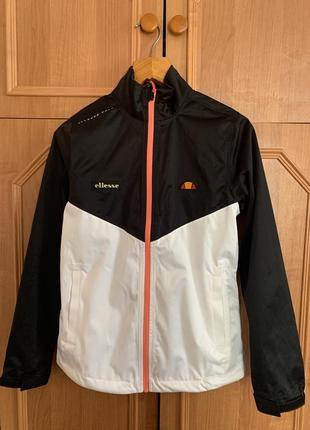 Куртка ellesse golf waterproof jacket black white brera rrp3 фото