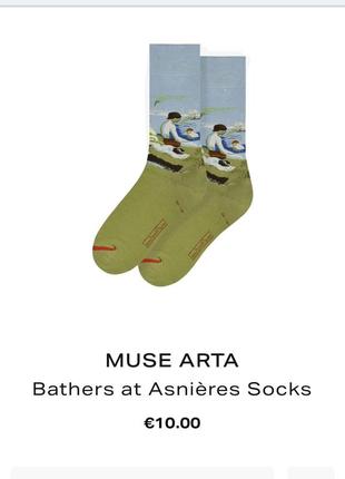 Muse arta bathers at asnières socks шкарпетки