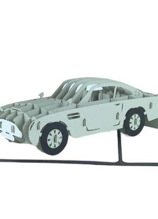 Об'ємна листівка автомобіль aston martin db5