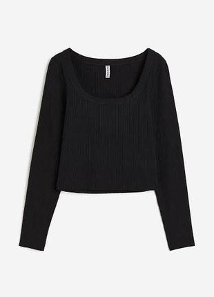 Новый топ в рубчик h&amp;m/ женская кофточка h&amp;m
