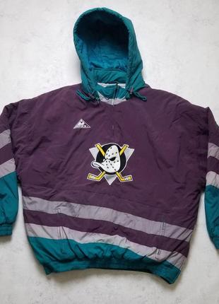 Винтажный аноракanaheim mighty ducks 90s nhl apex one1 фото