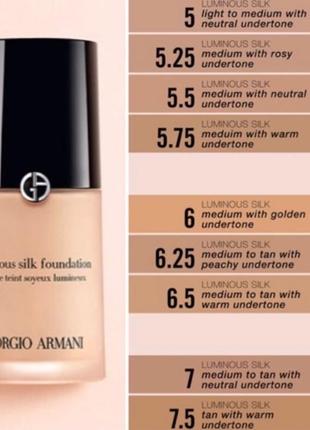 Тональный крем giorgio armani luminous silk6 фото