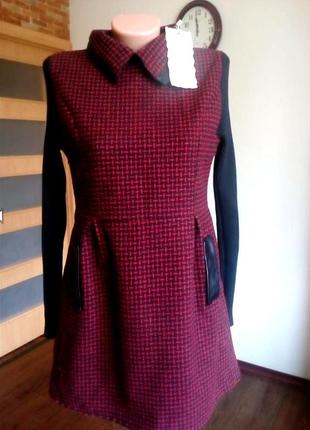 Платье тёплое короткое