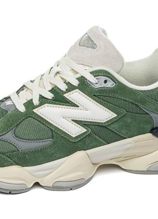 Стильные кроссовки высокого качества в стиле new balance 9060 white green5 фото