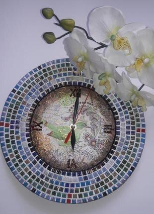 Годинник "мозаїка"1 фото