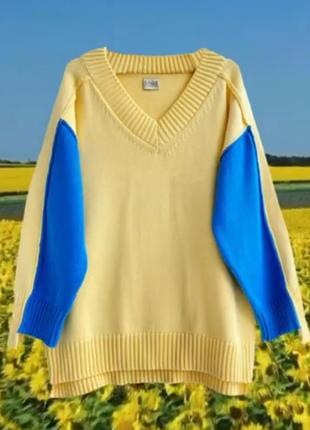 Свитер из 100% хлопка, высокое качество,  новий