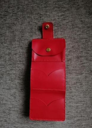 Маленький червоний  гаманець4 фото