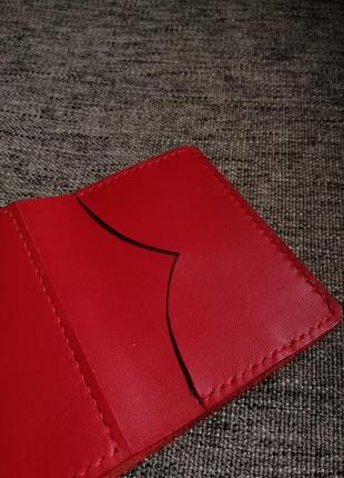 Маленький червоний  гаманець6 фото