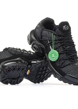 Стильные кроссовки высокого качества в стиле nike air max tn plus utility black