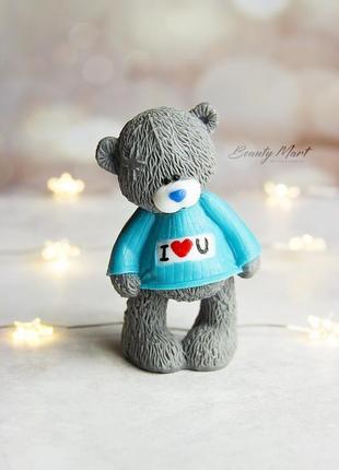 Мило "ведмедик тедді в светрі i love you"1 фото
