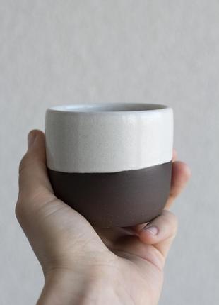 Глиняний стакан для кави1 фото