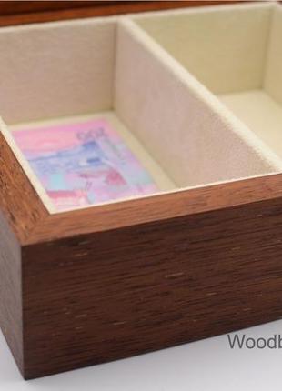 Купюрница з дерева, весільна скринька для грошей, прикрас5 фото
