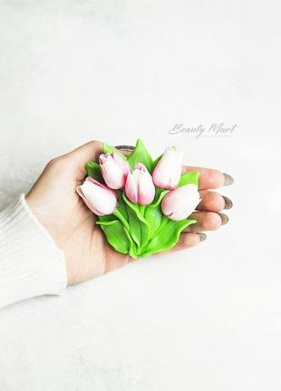 Мило "букетик тюльпанів"3 фото