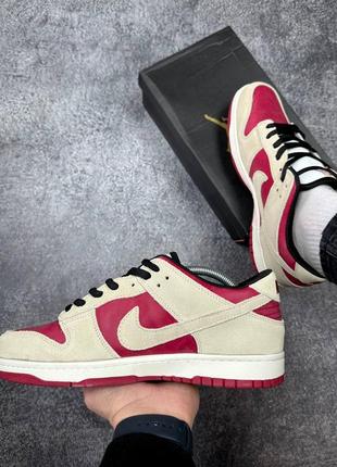 Чоловічі кросівки nike sb dunk red4 фото