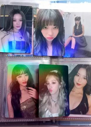 Карточки gidle k-pop голографические джигайдл кей поп ломо lomo карты1 фото