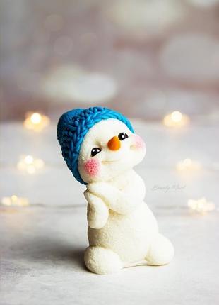 Мило "сніговичок в шапочці"7 фото