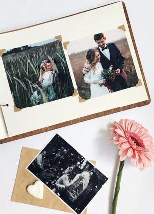 Свадебный фотоальбом / свадебная гостевая книга "рeonies bloom"5 фото
