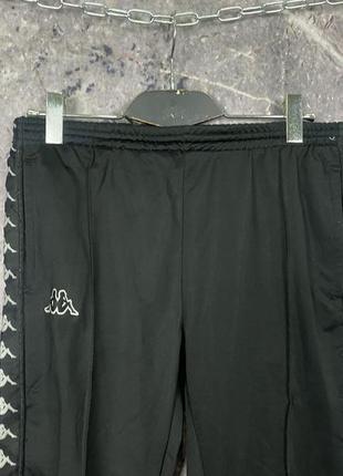 Мужские крутые оригинальные брюки с лампасами kappa размер s2 фото