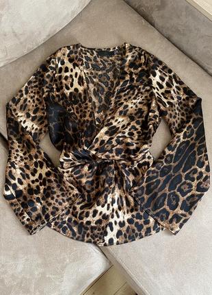 Шикарная леопардовая блуза от missguided