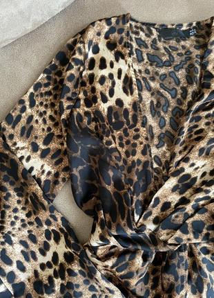 Шикарная леопардовая блуза от missguided4 фото