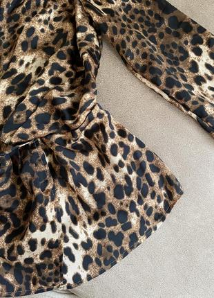 Шикарна леопардова блуза від missguided5 фото