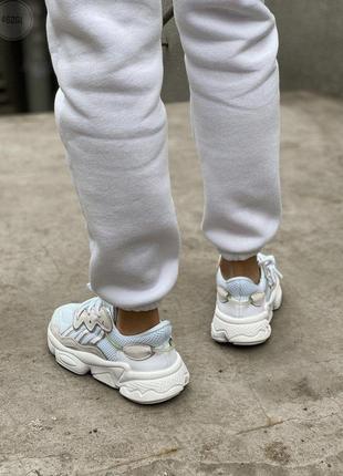 Кросівки adidas ozweego white reflective5 фото