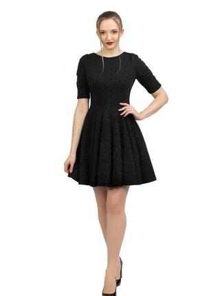 Платье черное с клиньями1 фото