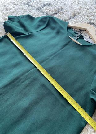 Зеленое короткое платье zara6 фото