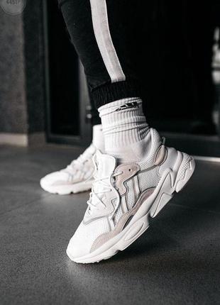 Кросівки adidas ozweego white reflective2 фото