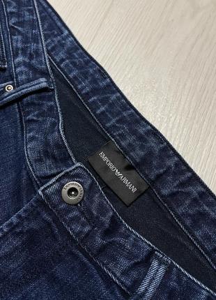 Чоловічі джинсові преміум шорти emporio armani, розмір 34 (l)4 фото