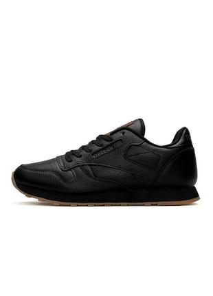 Reebok classic leather black gum