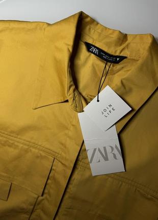 Рубашка жилетка zara новая коллекция сорочка жилет3 фото