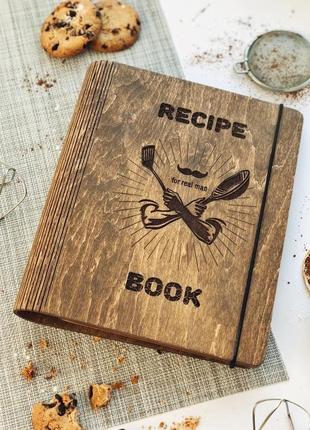 Кулинарная книга / книга рецептов для мужчин "recipe book for real man"4 фото