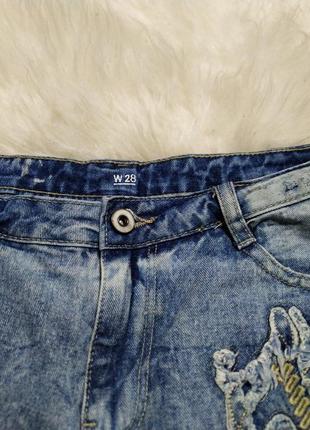 Стильные,женские,джинсовые шорты 44-46 р4 фото