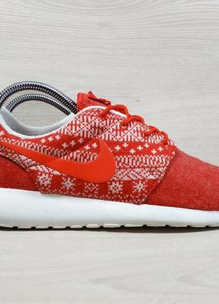 Жіночі кросівки з візерунком nike roshe one winter оригінал, розмір 40