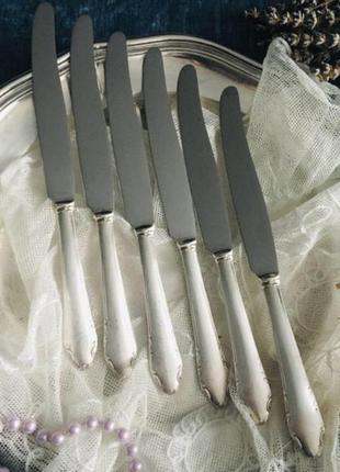 🔥 ножі 🔥 столові старовинні вінтажні швеція посріблення2 фото