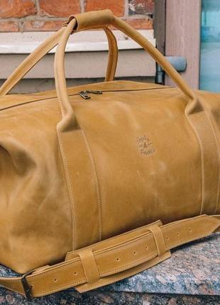 Коричневая спортивная сумка, дорожная кожаная сумка2 фото
