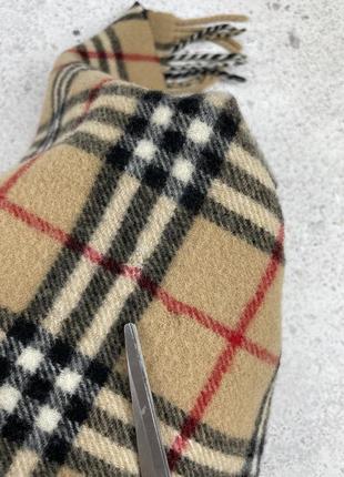 Burberry vintage novastart wool scarf шарф оригинал7 фото