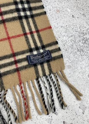 Burberry vintage novastart wool scarf шарф оригинал6 фото