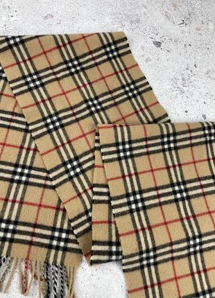 Burberry vintage novastart wool scarf шарф оригинал4 фото