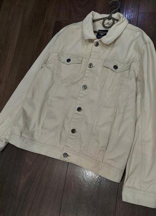 Джинсовая куртка, жакет бежевого цвета  brave soul 44-465 фото