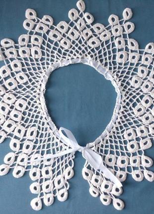 Воротник крючком